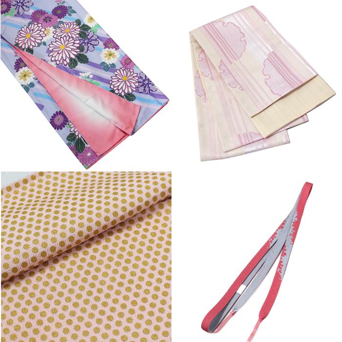 訪問着 4点セット 礼装 入学 卒業 七五三 訪問着セット 袋帯 帯締め