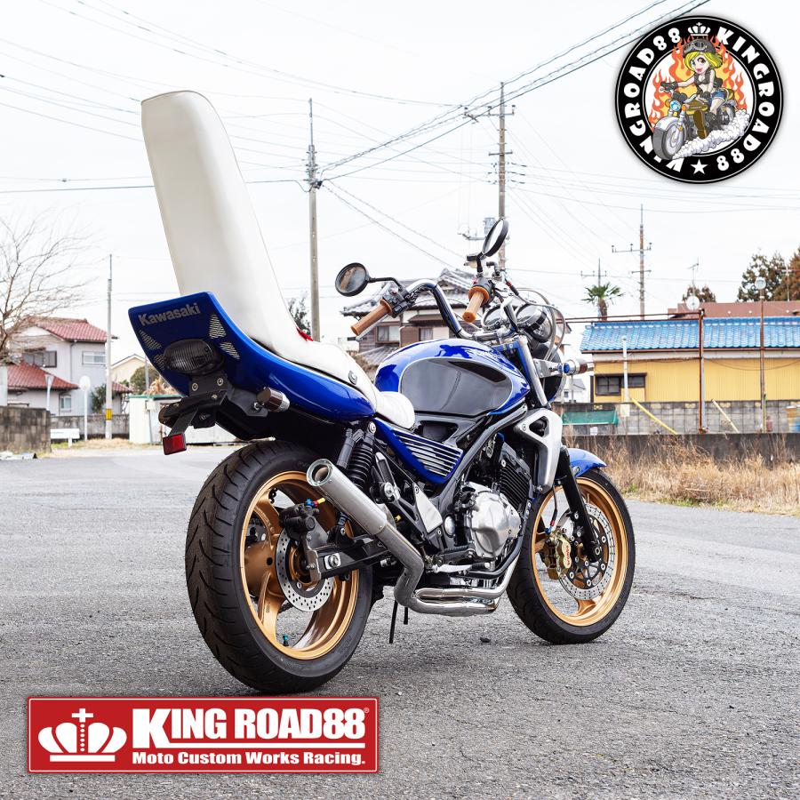 カワサキ バリオス2 ZR250B KingRoad88 ロングシート エナメル