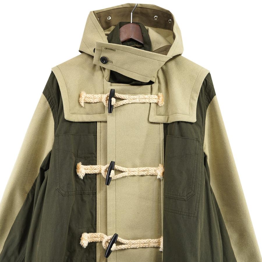 sacai 21-02619 ウールダッフルコート sacai 21-02619 ウールダッフル