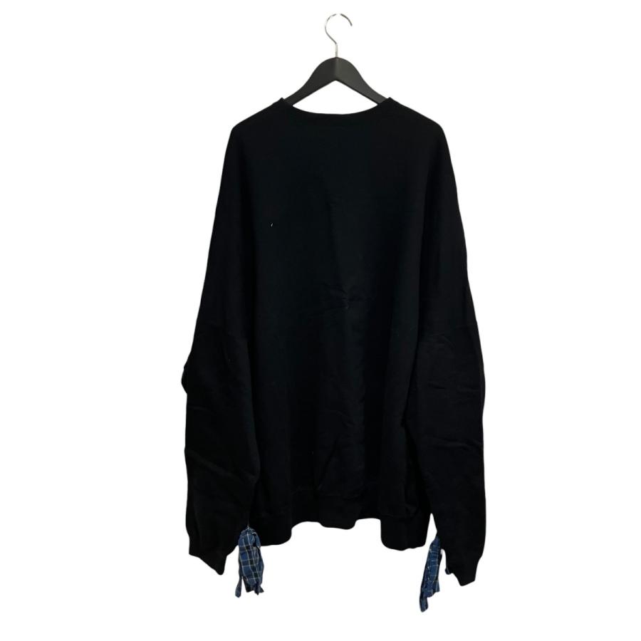 KIDILL（キディル） プリントスウェットトレーナー ブラック サイズ：F