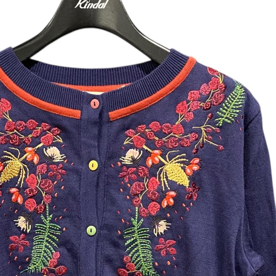 パラバ PALAVA 刺繍クラシックカーディガン マルチカラー サイズ：M