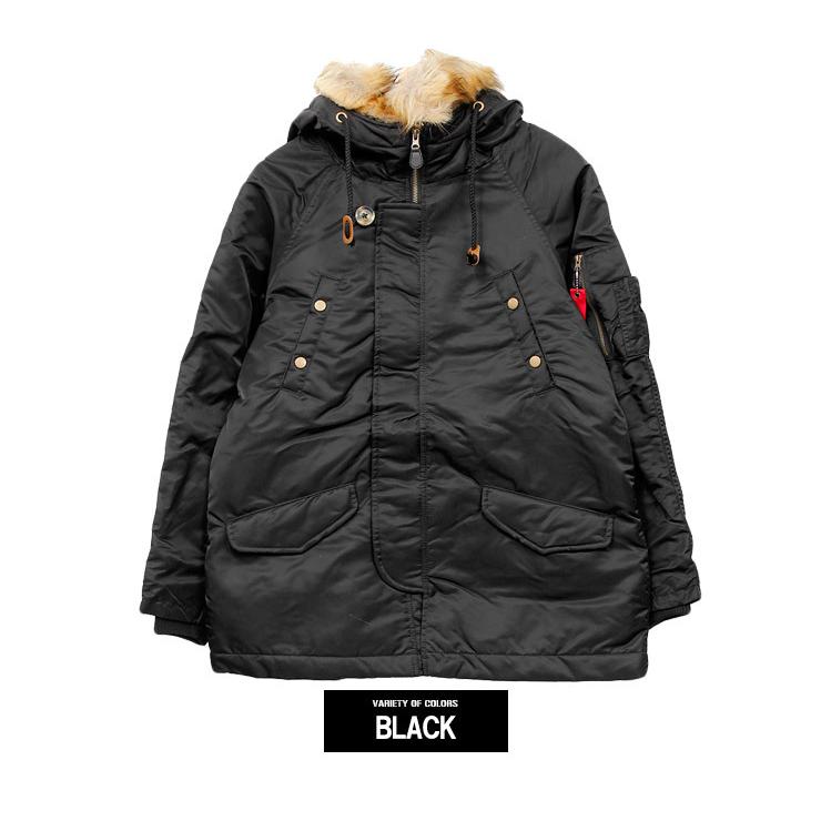 N3-B モッズコート メンズ 大きいサイズ ミリタリー ファー付き フード