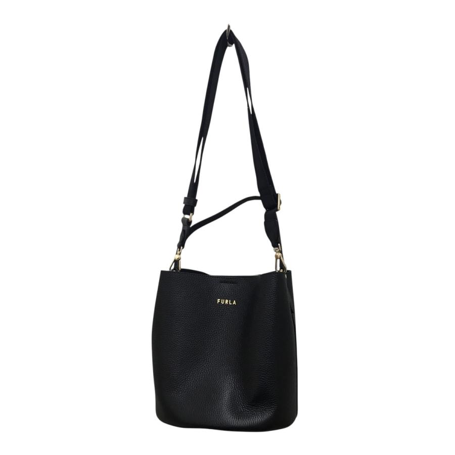 FURLA（フルラ） バケツ型ショルダーバッグ ブラック : カインドオル