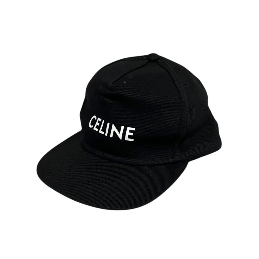 CELINE（セリーヌ） ロゴキャップ ブラック サイズ：L : カインドオル