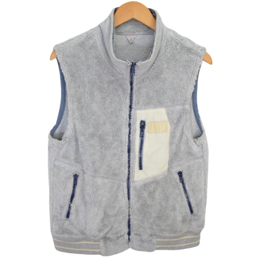 FilMelange（フィルメランジェ） フリースベスト ライトグレー サイズ
