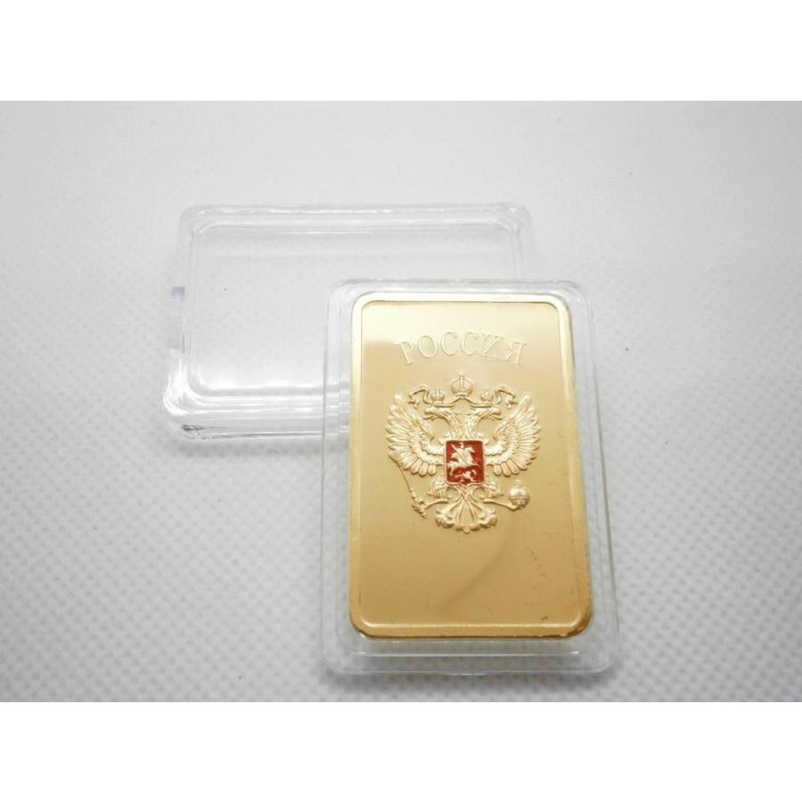 双頭の鷲 CCCPインゴット ロシア帝国 ソ連 ソビエト連邦 24K 金運