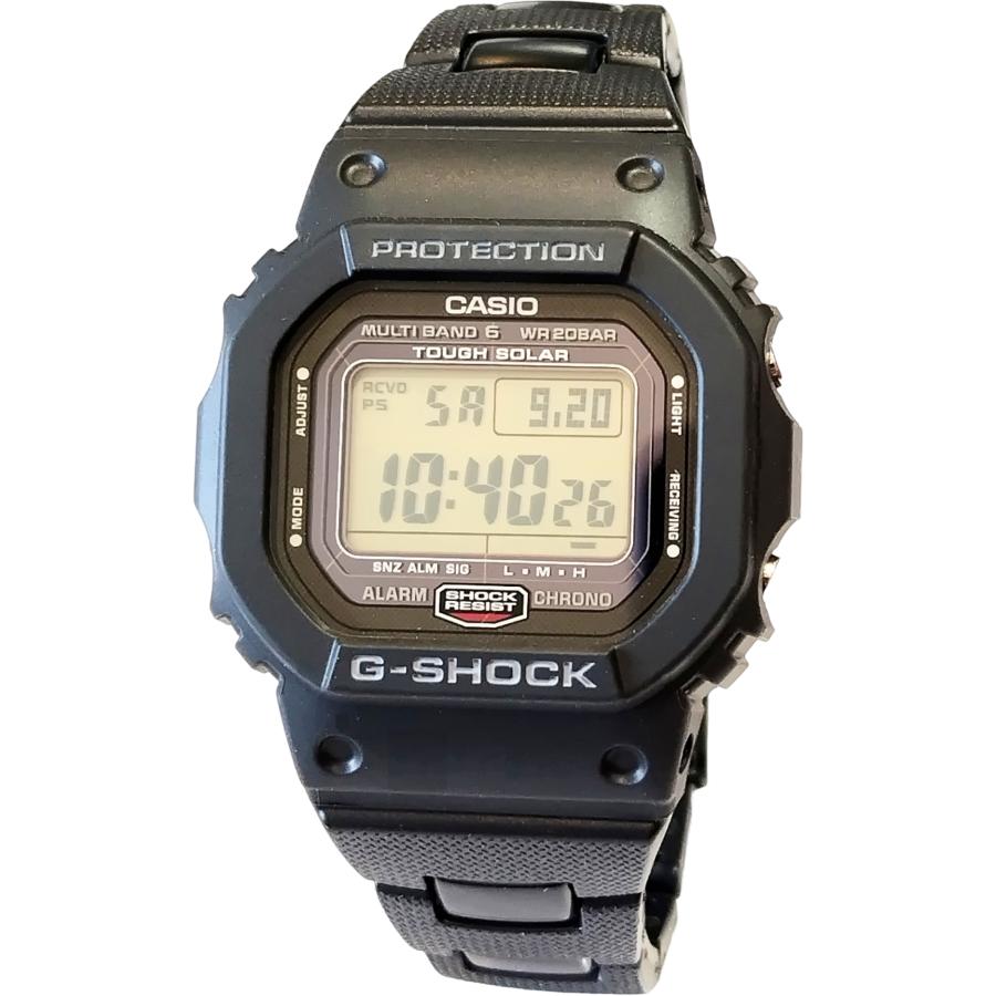 G-SHOCK カシオ純正メタルコアバンドを装着したGW-5000Uのカスタム