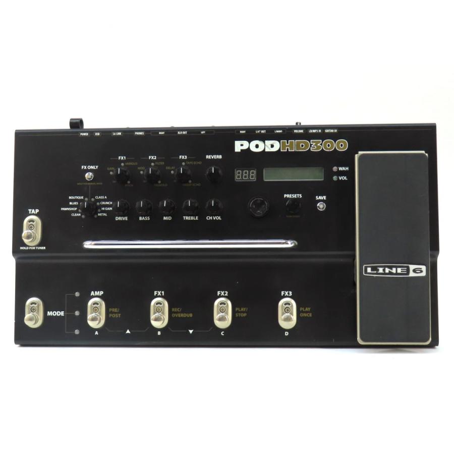 Line6 ラインシックス POD HD 300 ギター用 エフェクター マルチ