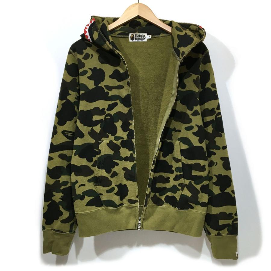A BATHING APE アベイシングエイプ BAPE シャークパーカー メンズM