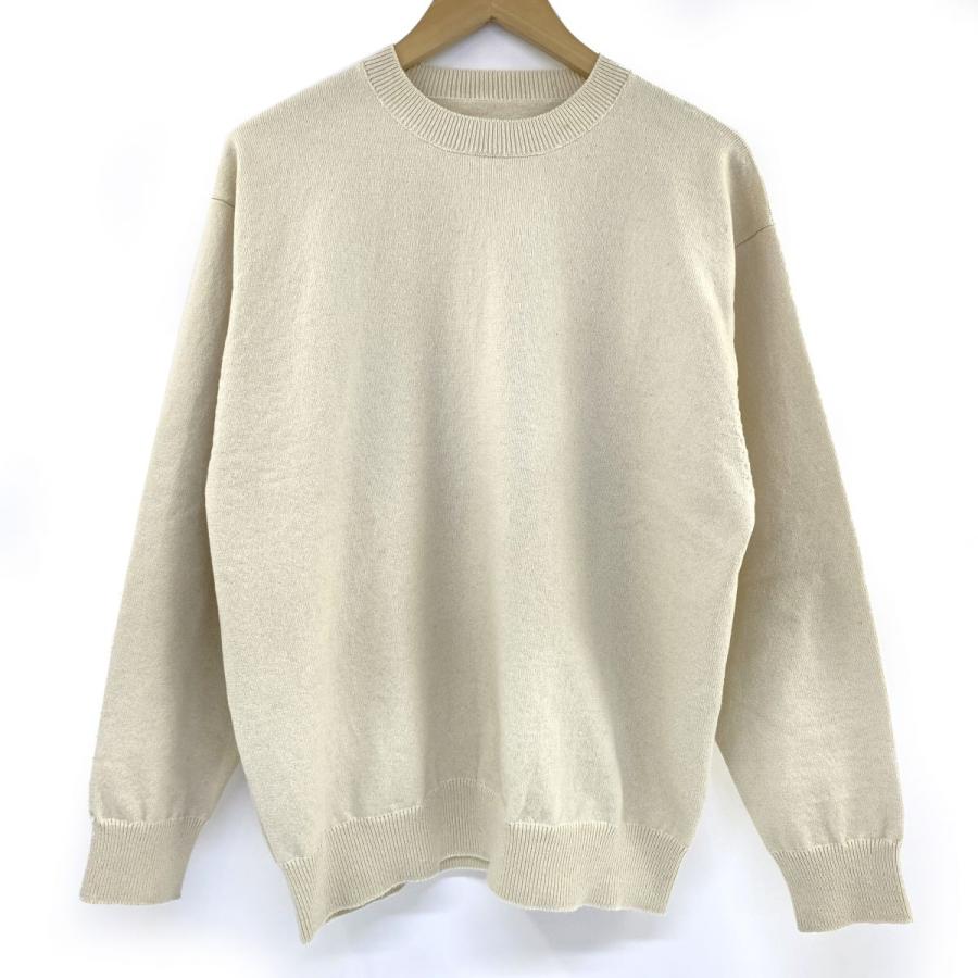 Yonetomi ヨネトミ RIGID CASHMERE SWEATER Crew Neck Pullover