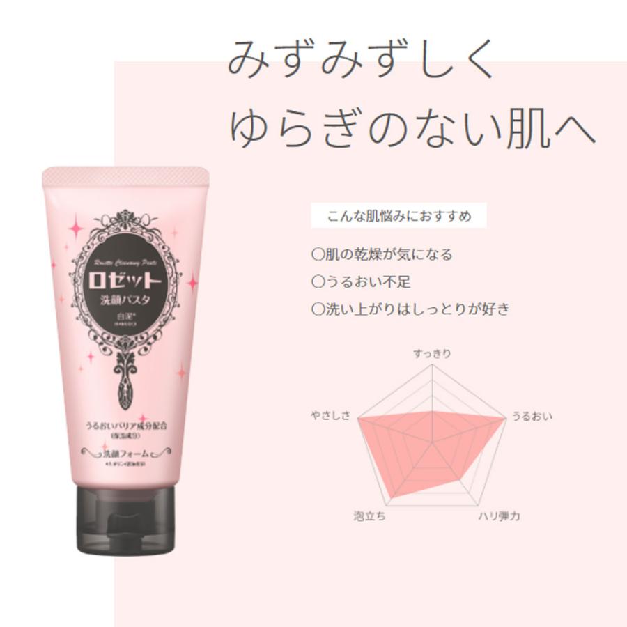 ROSETTE（ロゼット） ロゼット洗顔パスタ 白泥 洗顔フォーム 120g : 金