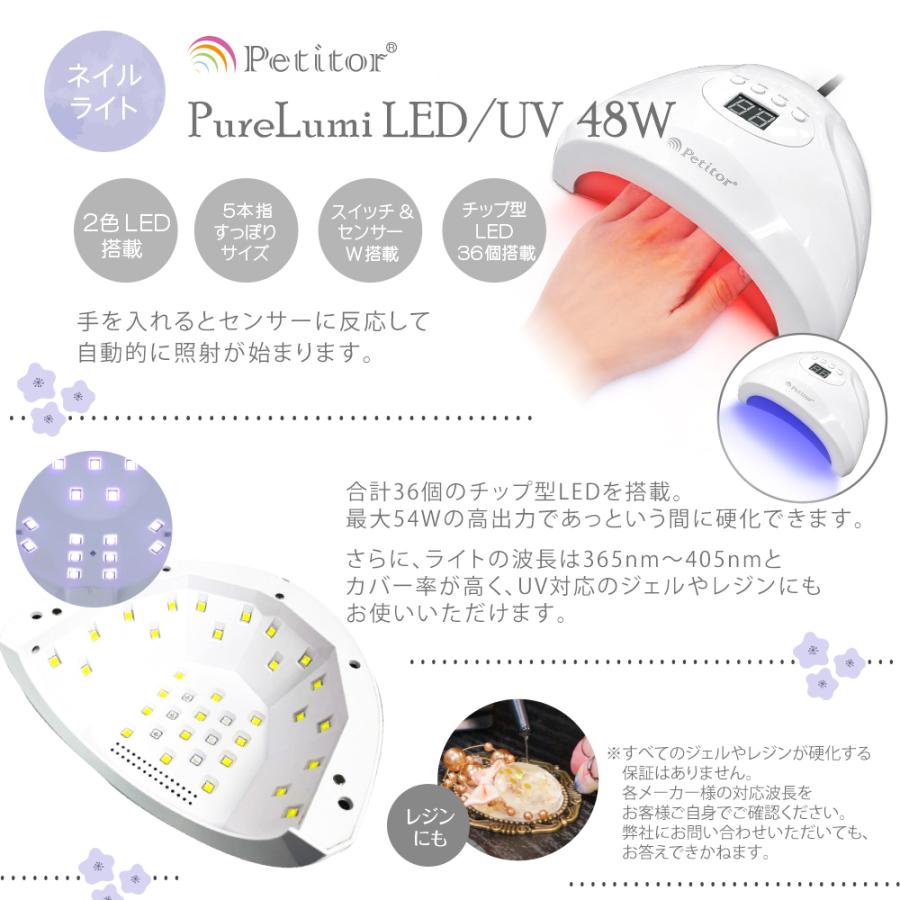 Petitor ジェルネイルキット ネイルセット 合計151点 初心者 セルフ