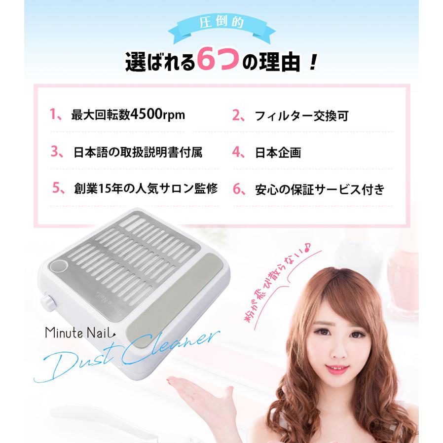 Petitor ネイル集塵機 ネイルケア【MinuteNail DustCleaner Plus