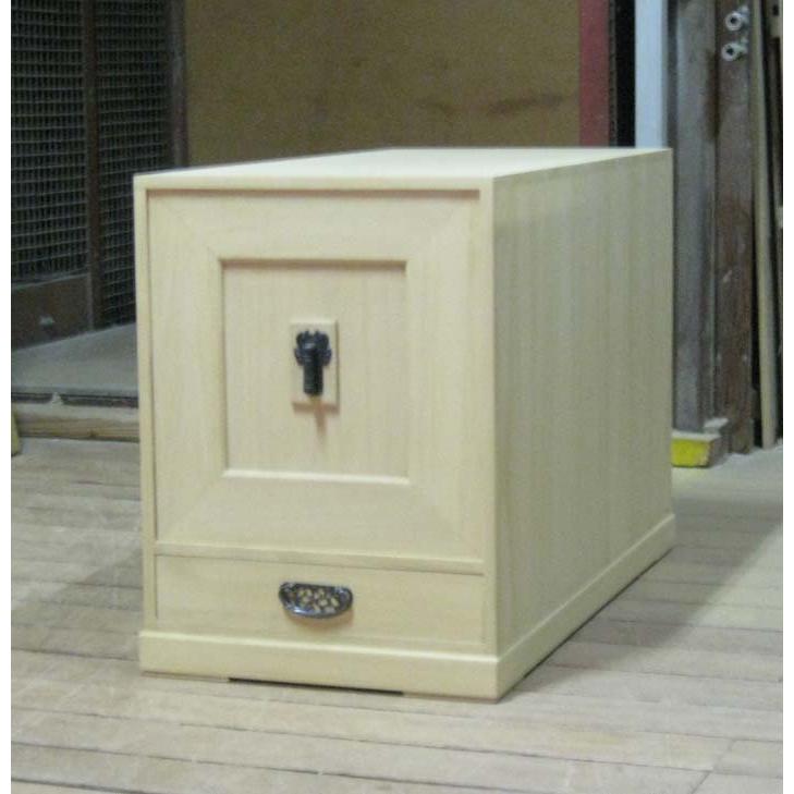 掛け軸軸箱収納庫シンプル総桐掛軸収納庫9本用・慳貪タイプ 製造直売