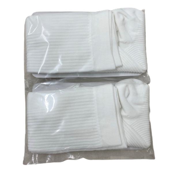 エナジック ハイソックス 2足組 ブラック ホワイト BiBI ドレナージュ