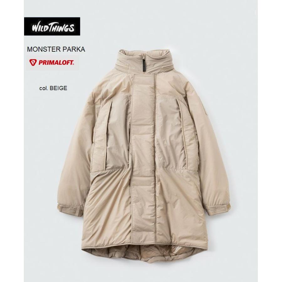 2023-2024秋冬新作 ワイルドシングス モンスターパーカー O.D カーキ