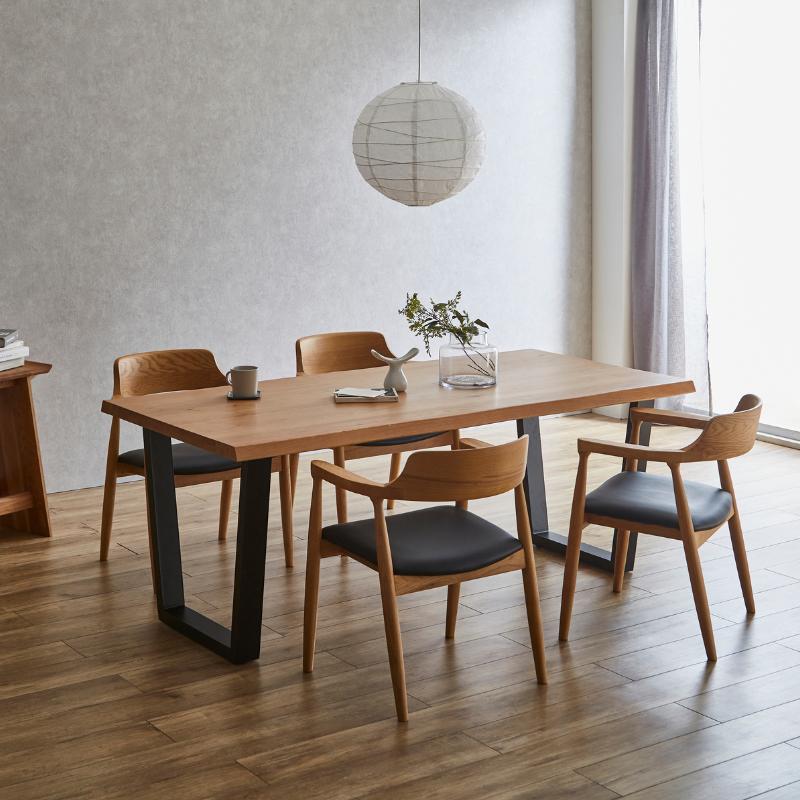 河口家具製作所 ダイニングセット 4人用 5点 ダイニングテーブル 4人