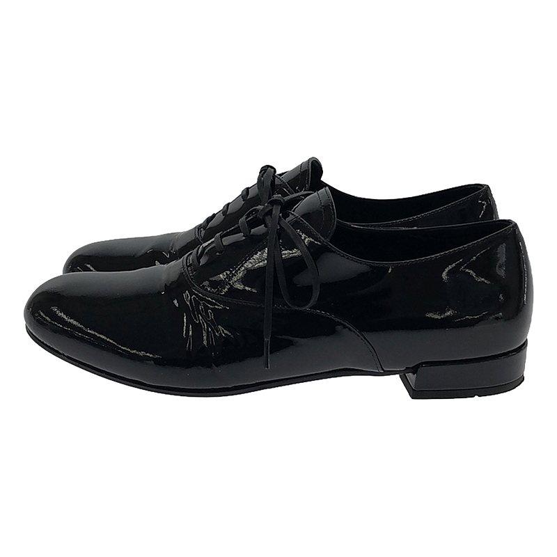 PRADA（プラダ） | エナメルレザー レースアップシューズ | 34 1/2