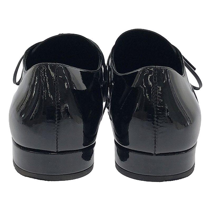 PRADA（プラダ） | エナメルレザー レースアップシューズ | 34 1/2