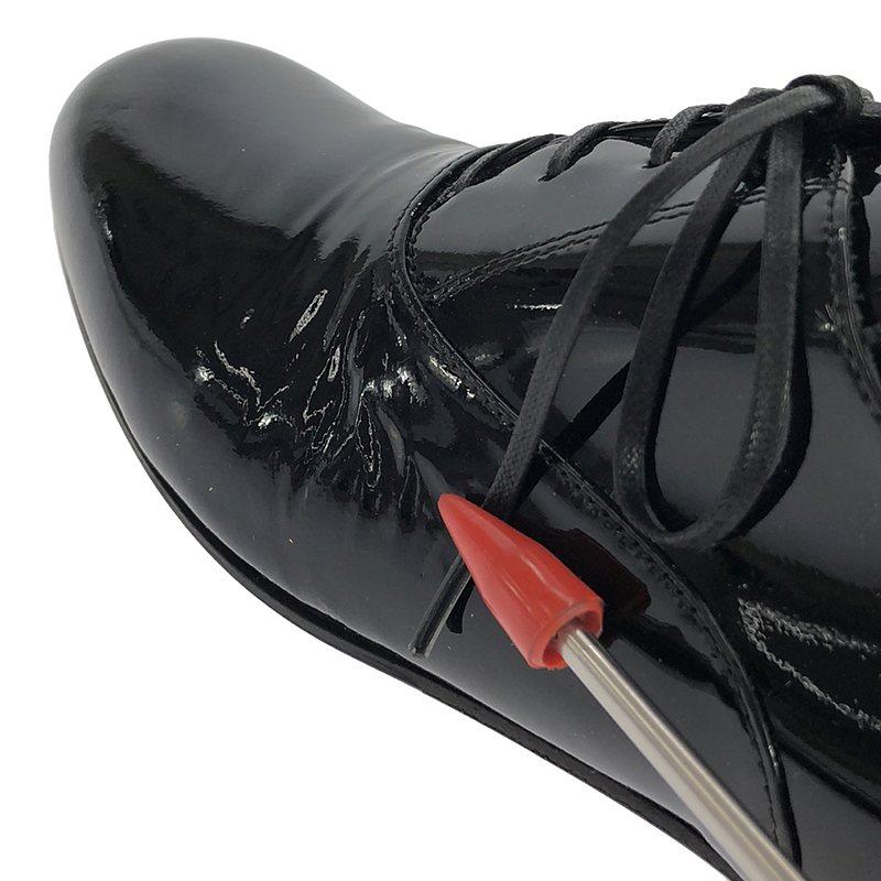 PRADA（プラダ） | エナメルレザー レースアップシューズ | 34 1/2