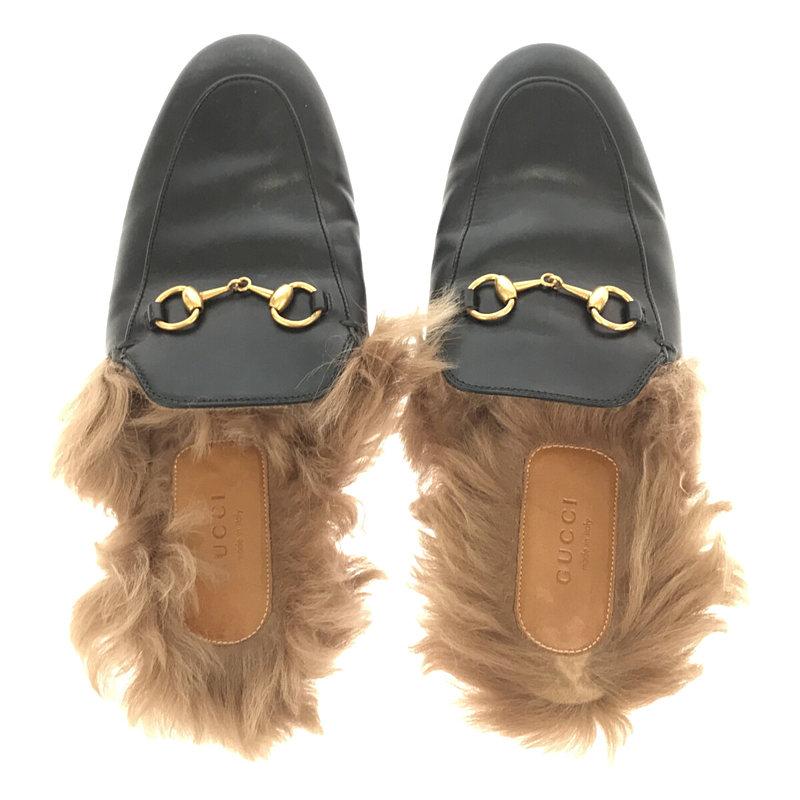 GUCCI（グッチ） | プリンスタウン ホースビット ファー ミュール