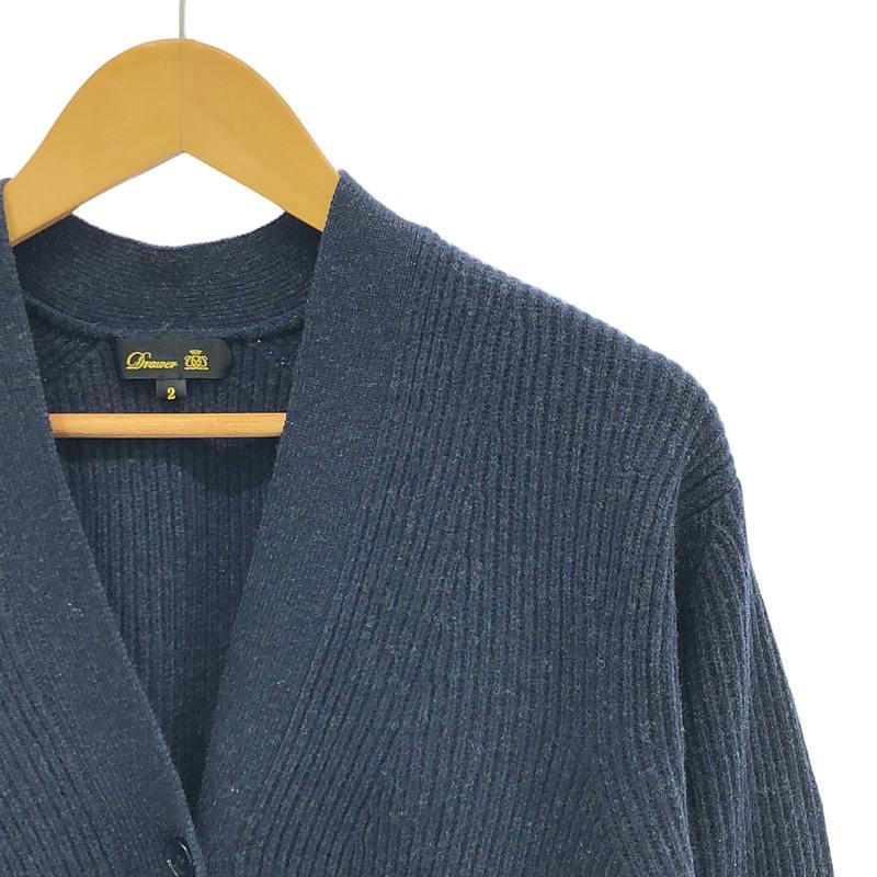 DRAWER（ドゥロワー） | 9Gウールカシミヤアゼ編み ニット