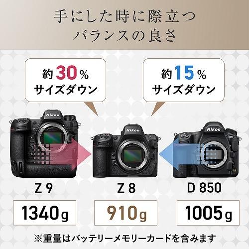 ニコン（Nikon） フルサイズミラーレスカメラ Z8 ボディ Z8