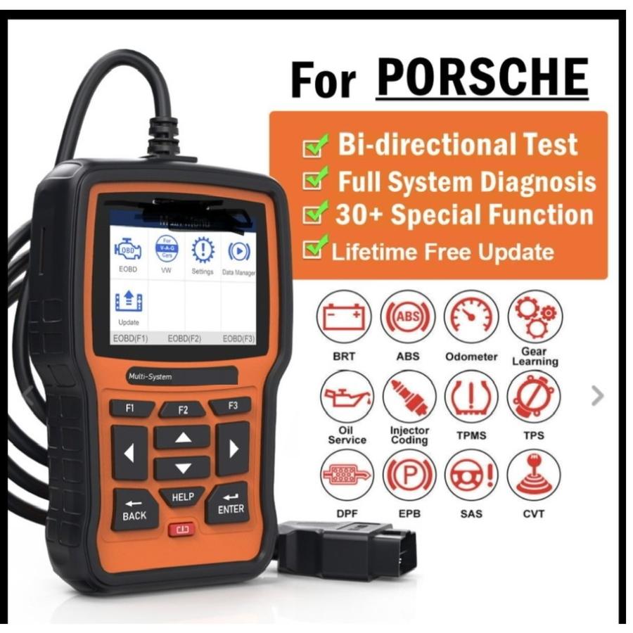 新型 992 918 対応 日本語 ポルシェ OBD2 スキャナー 故障診断機