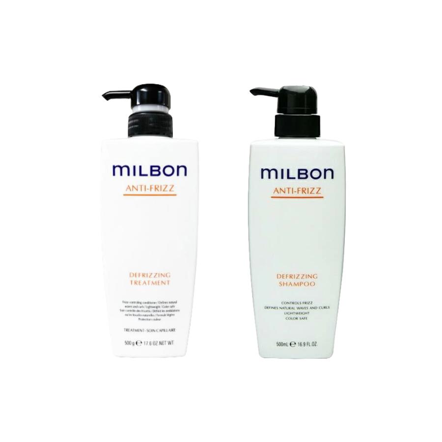 セット】ミルボン ディフリッジング シャンプー&トリートメント 500ml