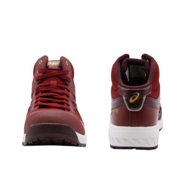 ASICS（アシックス） 安全靴 メンズ 靴 レッド ホワイト 白 作業靴 A種