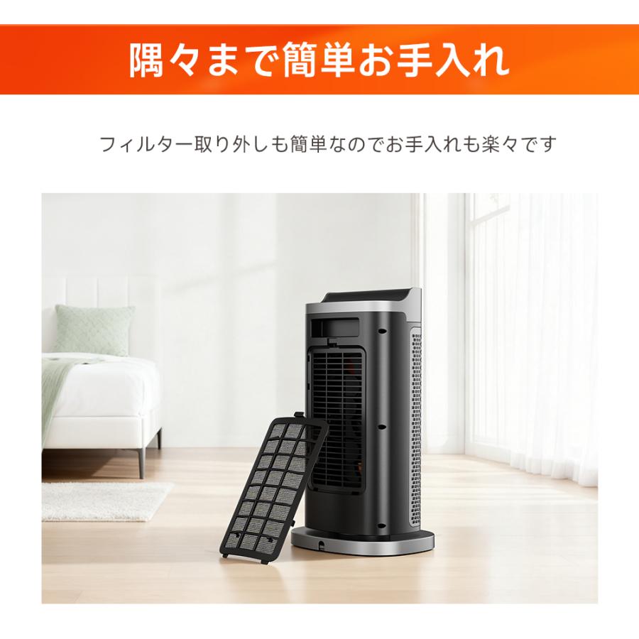 クーポンで4842円】 セラミックヒーター 人感センサー 速暖 小型