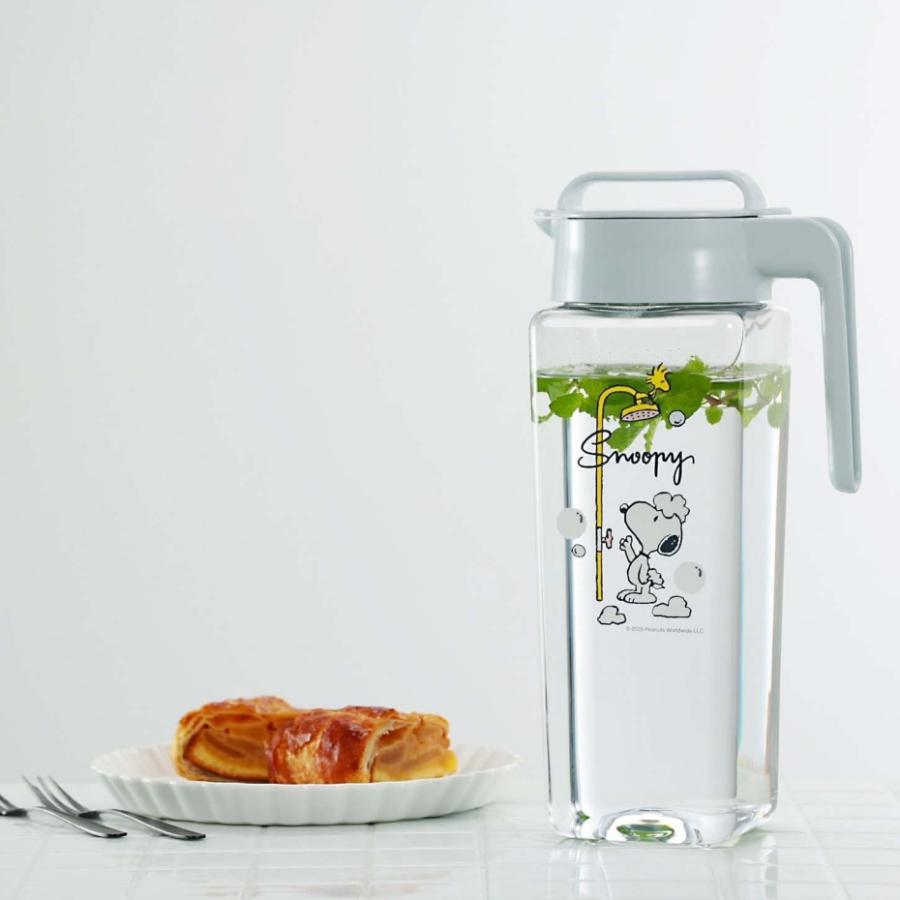 岩崎工業 タテヨコスクエアピッチャー 2.1L スヌーピー 冷水筒 K-1298