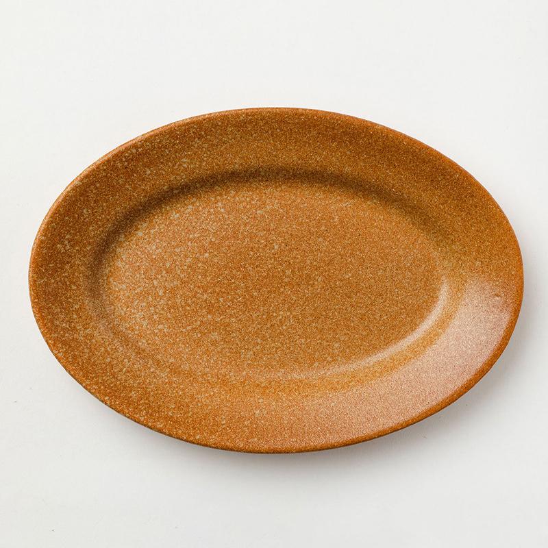 Homeland ホームランド 信楽焼 オーバル皿 28cm おしゃれ 食器 陶器