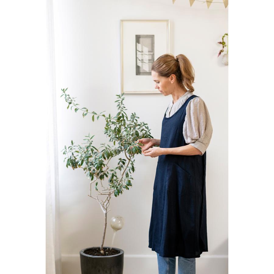 fog linen work（フォグリネンワーク） リネン オーバーエプロン 麻