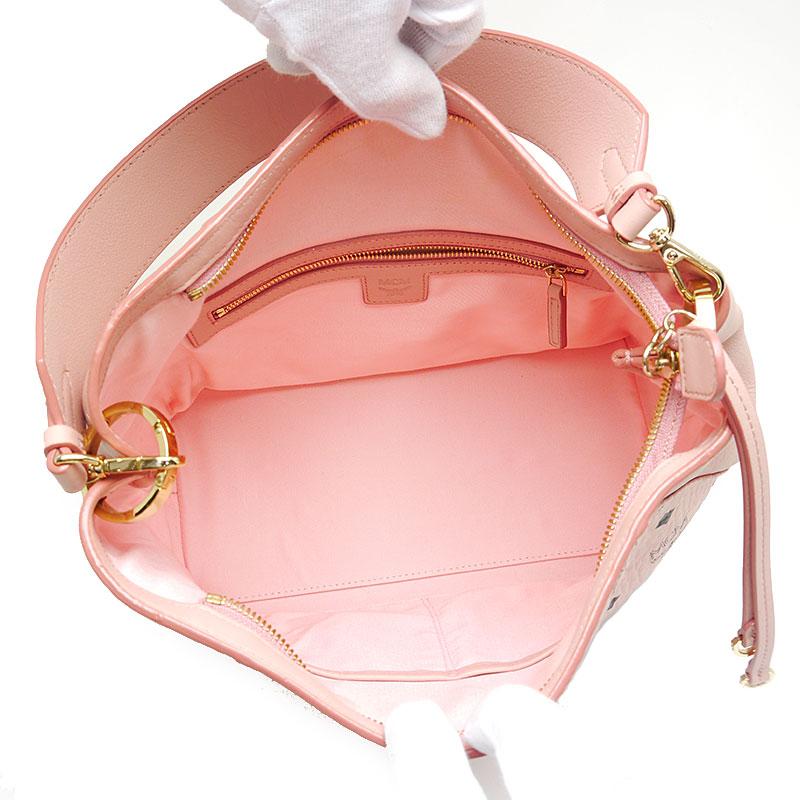 エムシーエム MCM ホーボーバッグ ワンショルダーバッグ ピンク