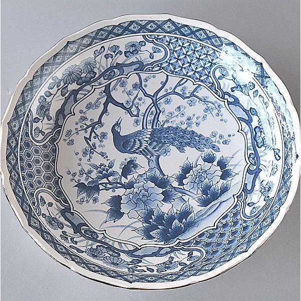 大皿 大盛皿 孔雀 尺皿 36.5cm : 暮らしの器 - 通販 - Yahoo!ショッピング