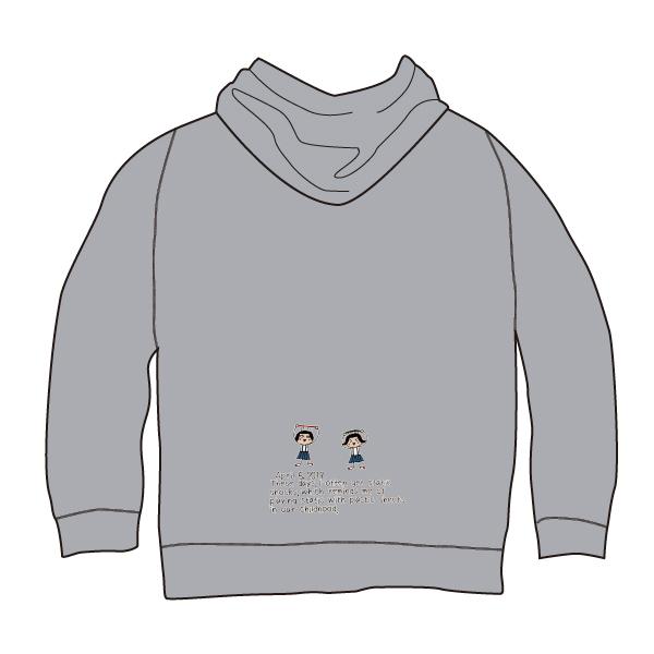 フード付きスウェット パーカー sachie_note オリジナルイラスト