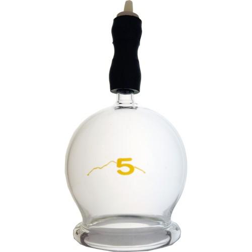 霧島ガラス玉 5号 吸着具 完成品（吸い玉・カッピング）【吸灸】純正