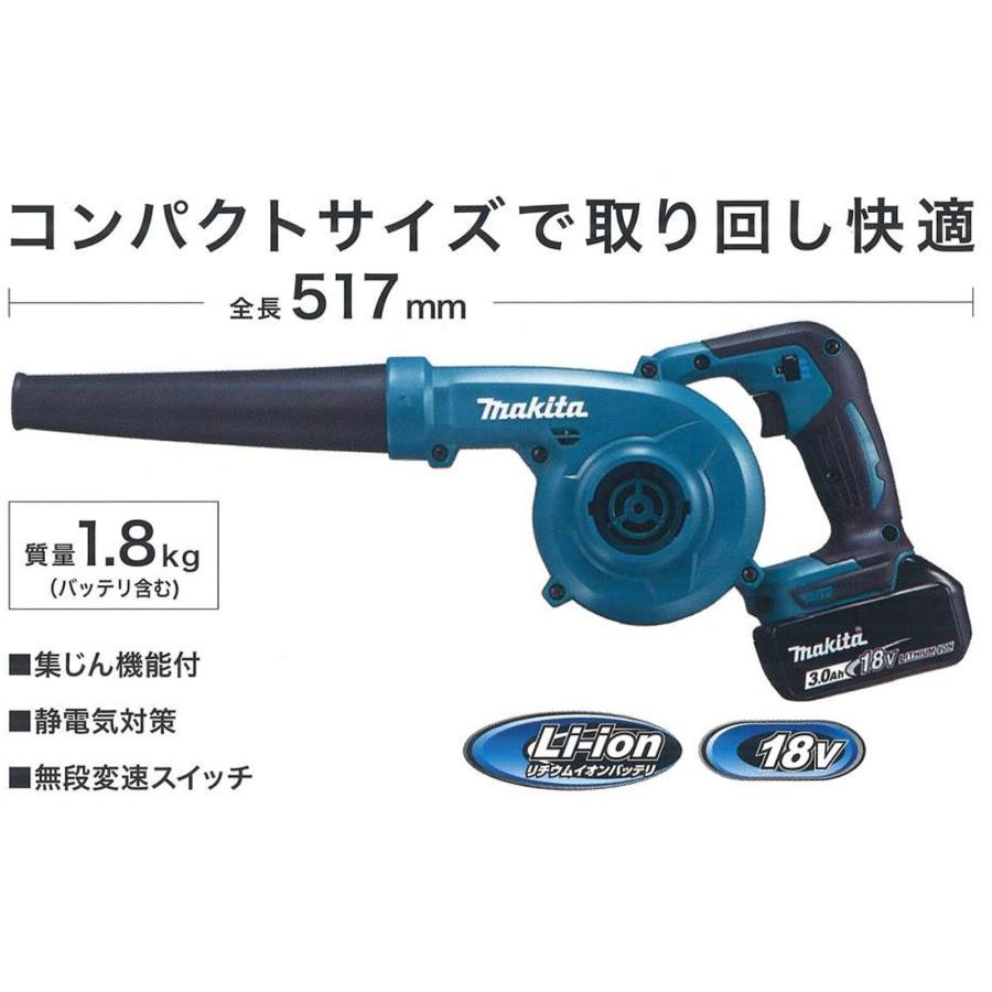 マキタ（makita） 「数量限定特価」マキタ ブロワ フルセット 18V 6ah