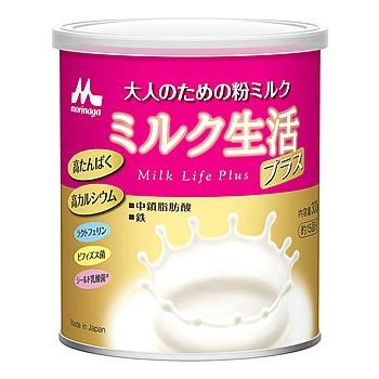 森永乳業 大人のための粉ミルク ミルク生活プラス 約15回分 (300g