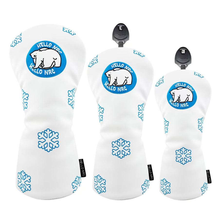 ゴルフヘッドカバー【3点セット】ドライバーカバー ウッドカバー