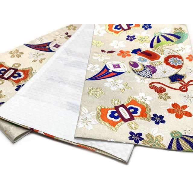 京都室町st. 西陣織 袋帯 正絹 こども・ジュニア用 日本製 全通の