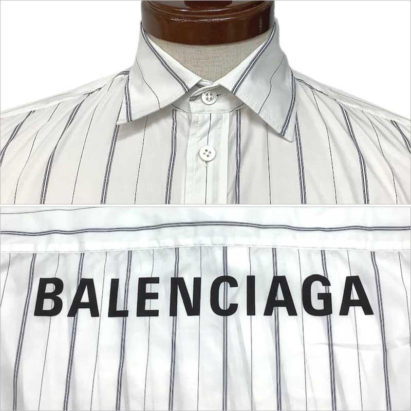 BALENCIAGA バレンシアガ シャツ コットン ポリエステル ホワイト #34