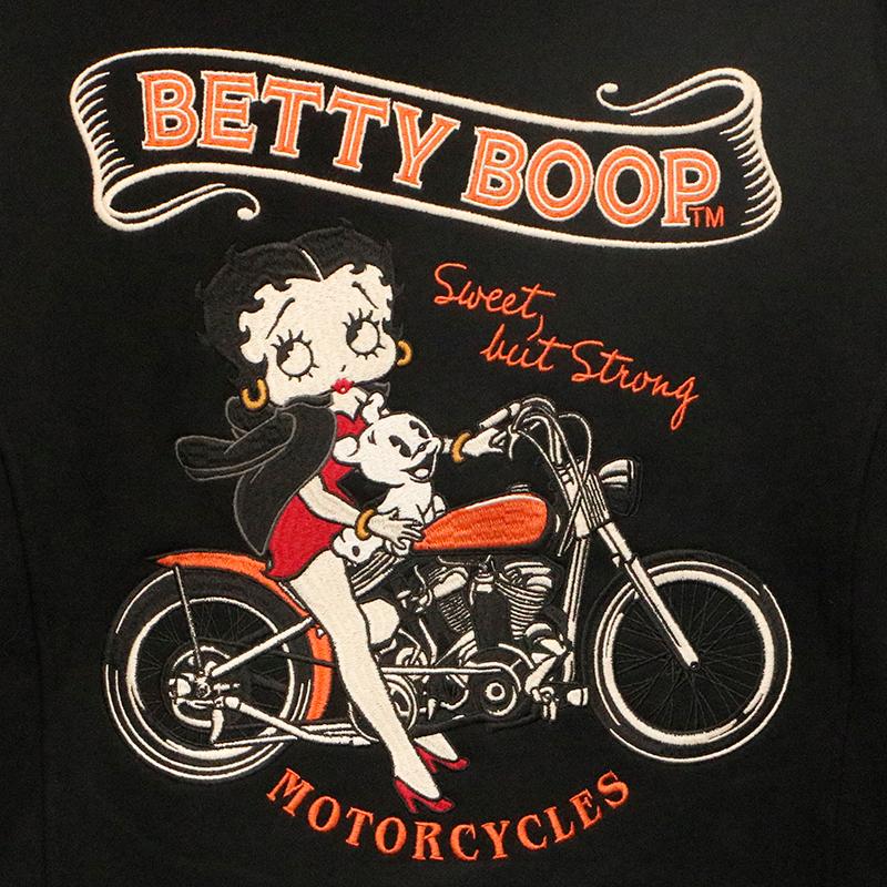 BETTY BOOP（ベティ ブープ） NEVERMIND × アメリカンバイク × 柄 刺繍
