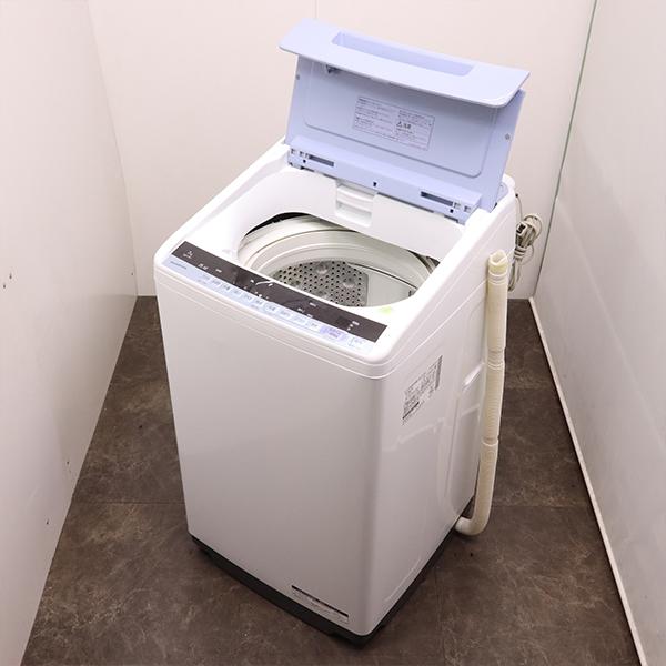 日立（HITACHI） 爆買 中古 洗濯機 2〜3人分 7.0kg ステンレス槽 風