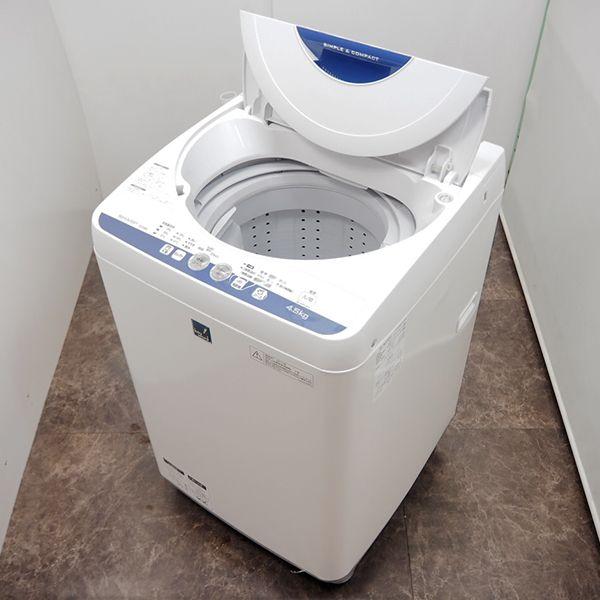 SHARP（シャープ） 中古 洗濯機 一人暮らし 4.5kg 風乾燥 送料込み ES
