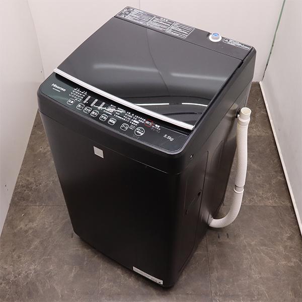 ハイセンス（HISENSE） 中古 洗濯機 一人暮らし 5.5kg コンパクト 風
