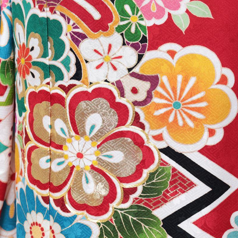 振袖 正絹 新品 仮絵羽 仕立て付き フルセット 長襦袢 袋帯 帯締め