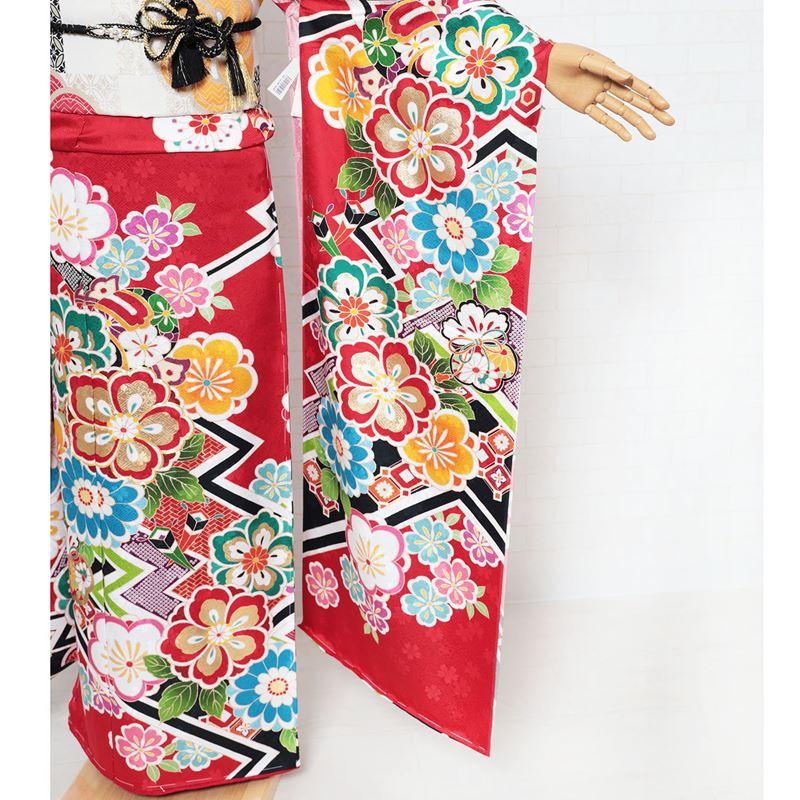 振袖 正絹 新品 仮絵羽 仕立て付き フルセット 長襦袢 袋帯 帯締め