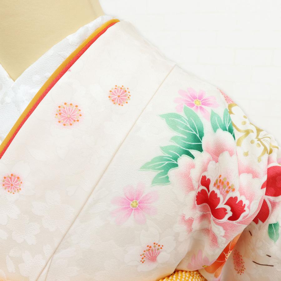 振袖 中古 フルセット 販売 成人式 正絹 美品 長襦袢 袋帯付き 結婚式